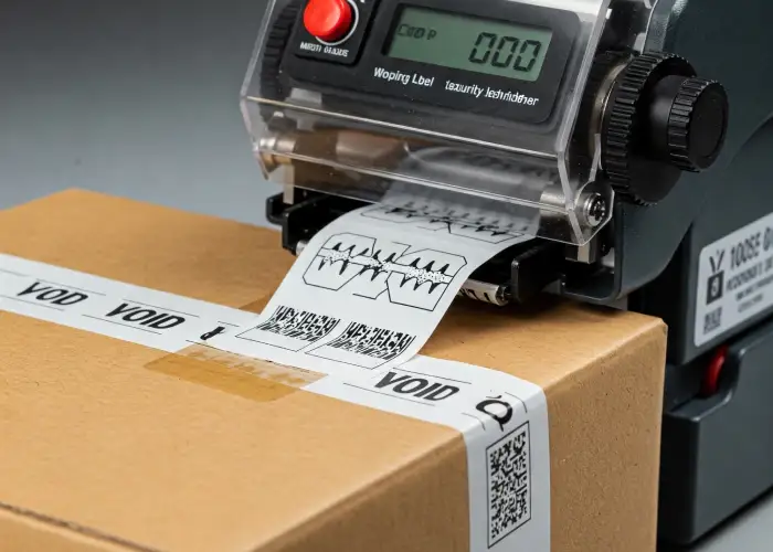 Label Maker: Tamper-Evident Labels Stop Fakes