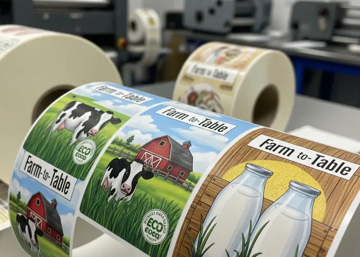 Label Printing Near Me: Dairy Labels with Stories