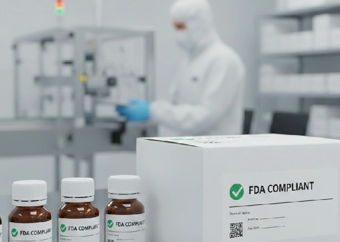 FDA compliant self-adhesive labels for healthcare packaging