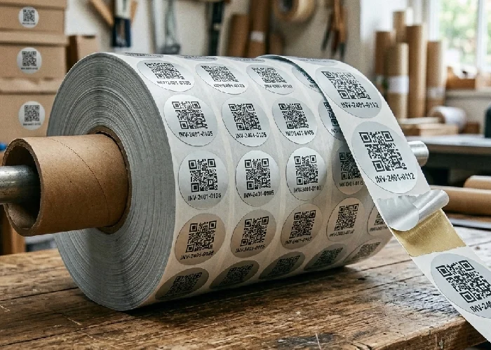 High-quality durable stickers for industrial inventory tracking.