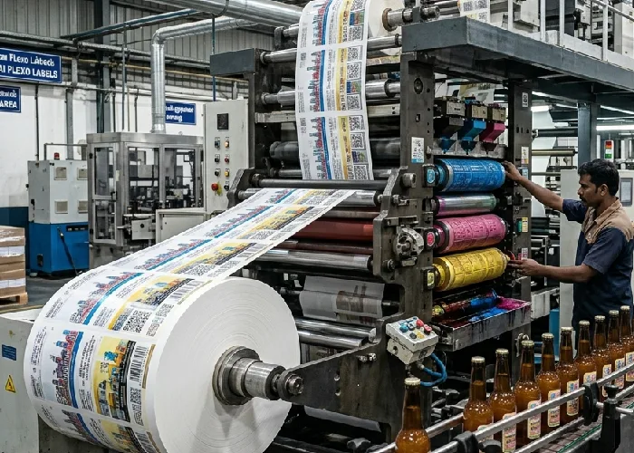 high speed flexographic labels machine chennai